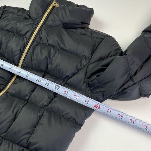 Michael Kors Packable Down Fill Long Coat Puffer Jacket Womens XS Quilted Travel - Picture 7 of 15